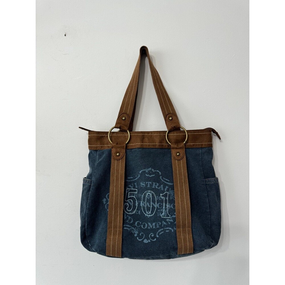 LEVIS 501 TOTE VINTAGE DENIM AND CANVAS tote